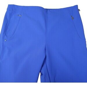 RLX Ralph Lauren Women Eagle Stretch Golf Pants French Blue Sz 10 Active Athlete